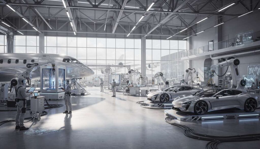 Luftfahrt, Rüstung, Automotive: Hier entsteht ein neuer Mix